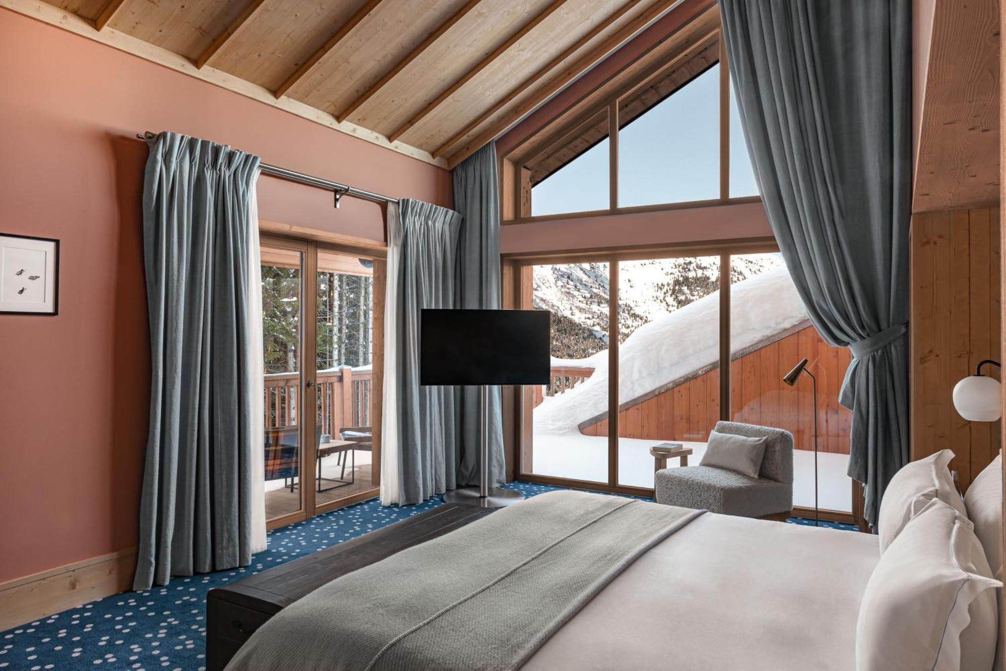 Hotel Le Coucou Meribel Bagian luar foto